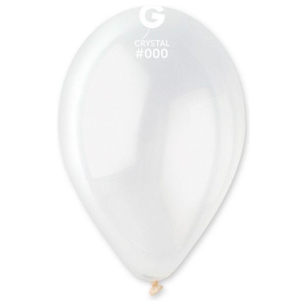 Globo 10" Gemar G90/000. Clear bolsa con 50 pz.