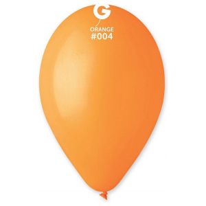 Globo 12" Gemar G110/004. Orange bolsa con 50 pz