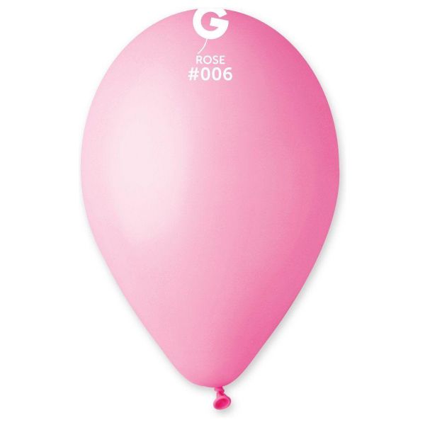 Globo 10" Gemar G90/006. Rose bolsa con 50 pz.