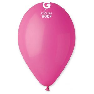 Globo 10" Gemar G90/007 Fucsia bolsa con 50 pz.