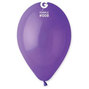 Globo 12" Gemar G110/008. Purple bolsa con 50 pz