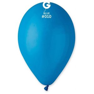 Globo 12" Gemar G110/010.  Blue bolsa con 50 pz