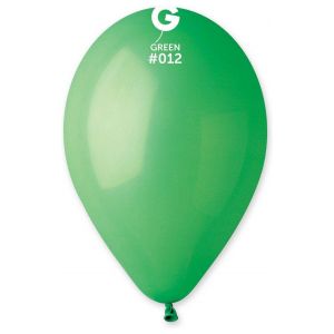 Globo 12" Gemar G110/012 Green bolsa con 50 pz