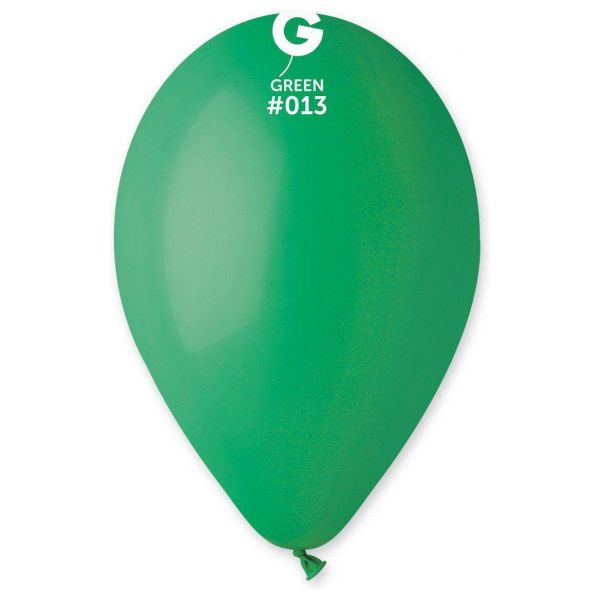 Globo 12" Gemar G110/013. Dark Green bolsa con 50 pz