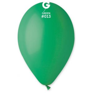 Globo 10"  Gemar G90/013 Dark Green bolsa con 50 pz