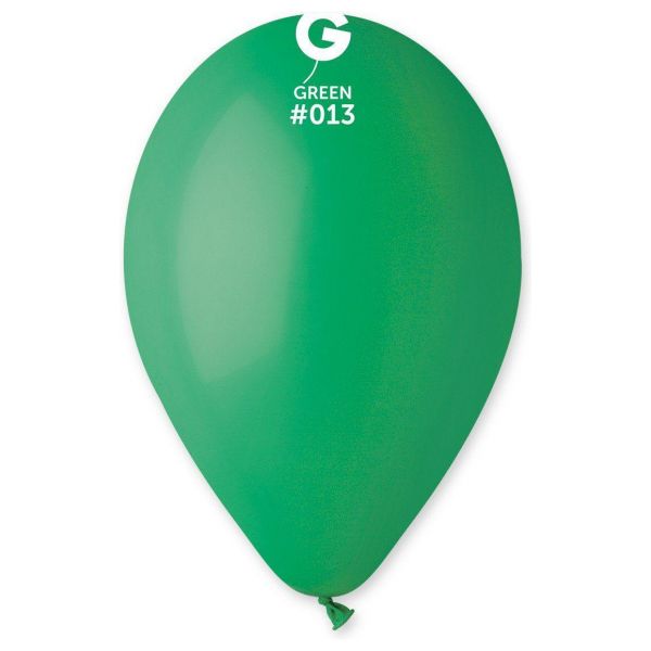 Globo 10"  Gemar G90/013 Dark Green bolsa con 50 pz