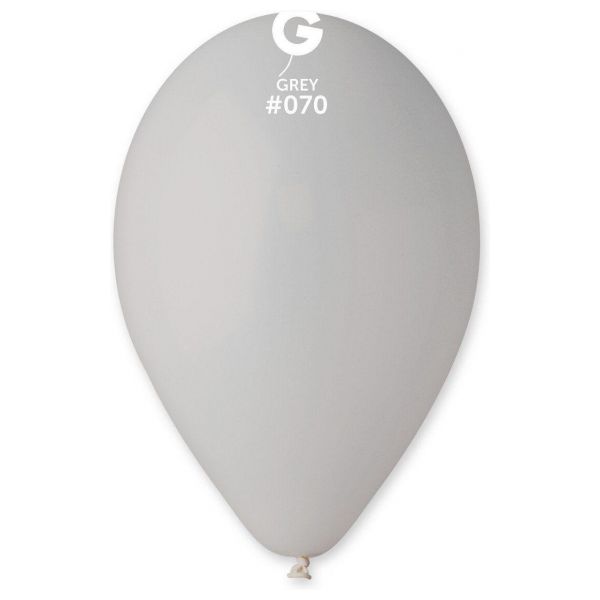 Globo 10" Gemar G90/070 Grey bolsa con 50 pz.