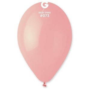 Globo 12" Gemar G110/073. Baby Pink bolsa con 50 pz