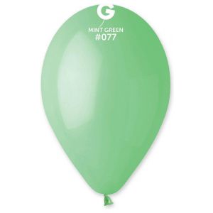 Globo 12" Gemar G110/077. Mint Green bolsa con 50 pz