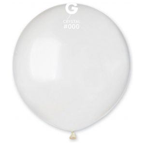 Globo 19" Gemar G150/000. Clear bolsa con 25 pz