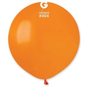 Globo 19" Gemar G150/004. Orange bolsa con 25 pz
