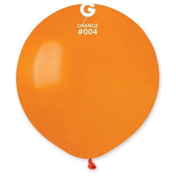 Globo 19" Gemar G150/004. Orange bolsa con 25 pz