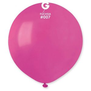 Globo 19" Gemar G150/007. Fucsia bolsa con 25 pz