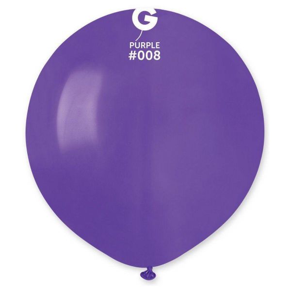 Globo 19" Gemar G150/008. Purple bolsa con 25 pz