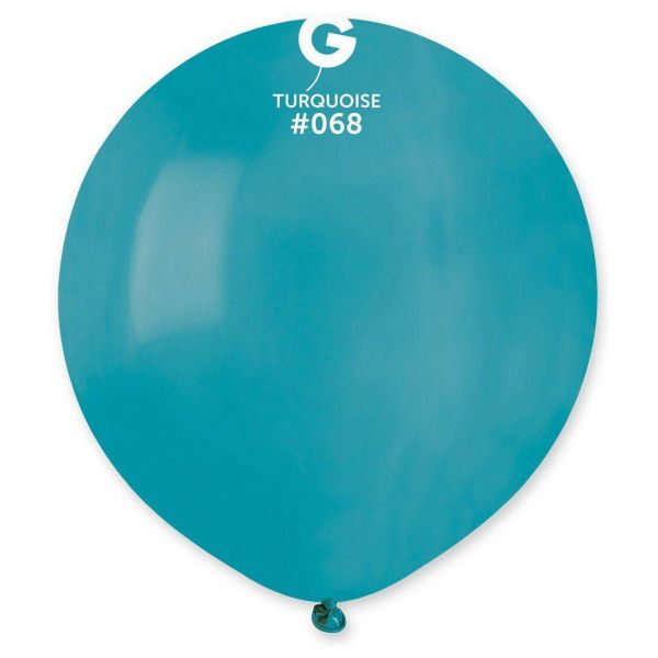 Globo 19" Gemar G150/068. Turquoise bolsa con 25 pz