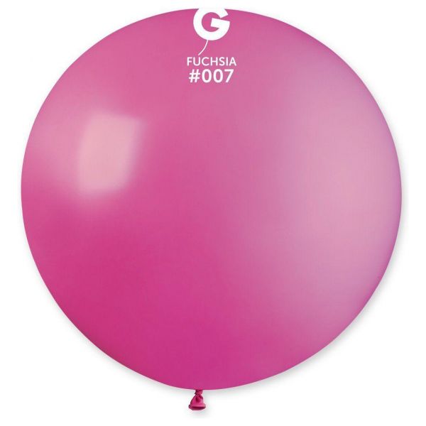 Globo 31" Gemar G30/007. Fucsia bolsa con 1 pz