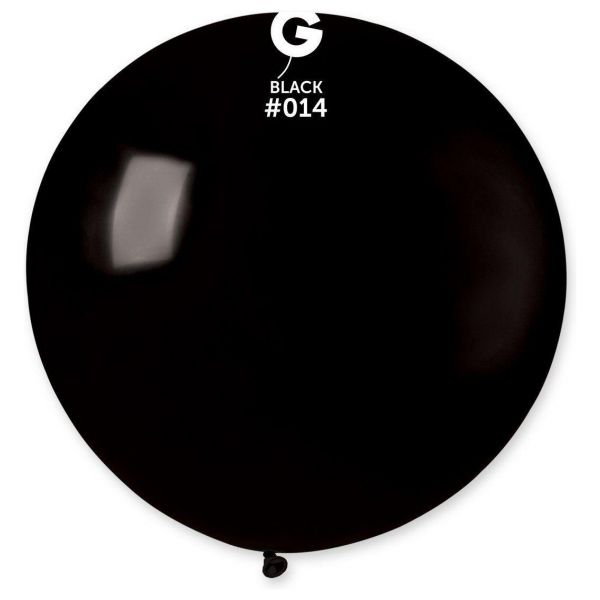 Globo 31"  Gemar G30/014. Black bolsa con 1 pz