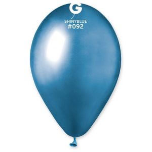 Globo 13"  Gemar GB120/092.  Shiny Blue bolsa con 50 pz