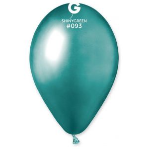 Globo 13" Gemar GB120/093. Shiny Green bolsa con 50 pz