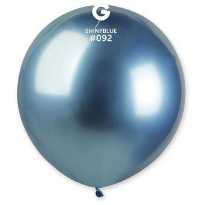 Globo 19" Gemar GB150/092 Shiny Blue bolsa con 25 pz