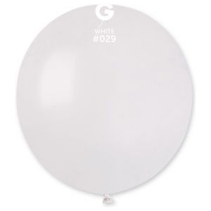 Globo Gemar 19" GM150/029. White Metálico bolsa con 25 pz.