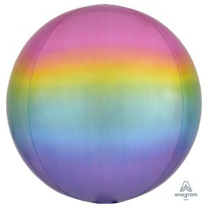 Esfera métalica Orbz degradada 15"  , Disponible en varios colores