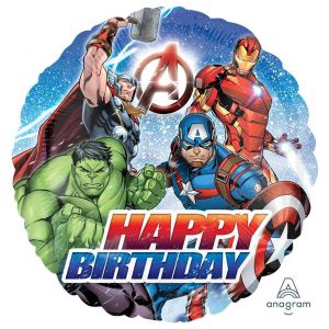 Globo Happy Birthday Avengers