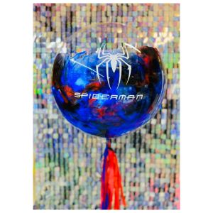 Burbuja 24" con pintura, personalizada Spiderman
