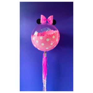 Burbuja 24" con pintura,  Minnie Mouse