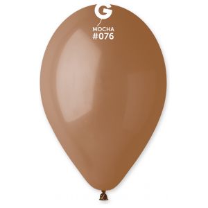 Globo 12" Gemar G110/076 Mocha bolsa con 50 pz.