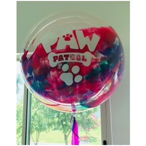 Burbuja con pintura difuminada Paw Patrol, disponible en varios tamaños