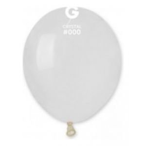 Globo 5" Gemar A50/#000 Clear con 100 pzas.