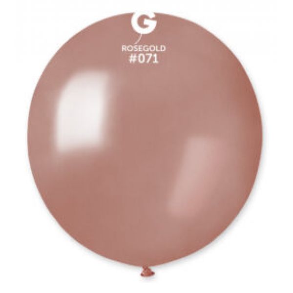 Globo 19" Gemar GM150/071. Rose Gold con 25 pz