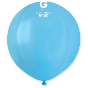 Globo 19" Gemar G150/009 Light Blue bolsa con 25 pz
