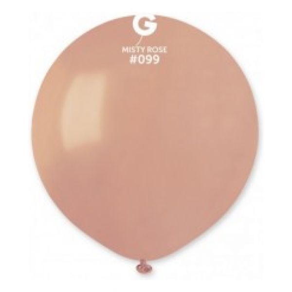 Globo 19" Gemar G150/099. Misty Rose bolsa con 25 pz