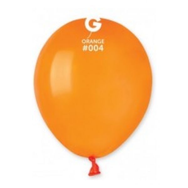 Globo 5" Gemar A50/004 Orange con 100 pzas.