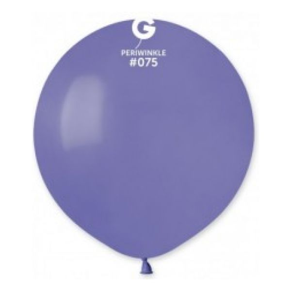 Globo 19" Gemar G150/075. Periwinkle bolsa con 25 pz