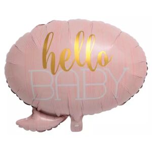 Globo hello baby disponible en 2 colores. - Inflado (Helio)