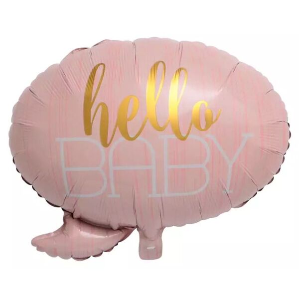 Globo hello baby disponible en 2 colores. - Inflado (Helio)