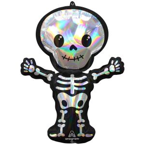 Globo Esqueleto Holográfico