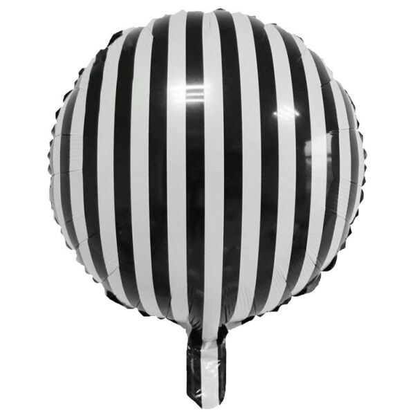 Globo Black & White Stripes