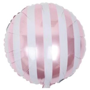 Globo White & Pink Stripes