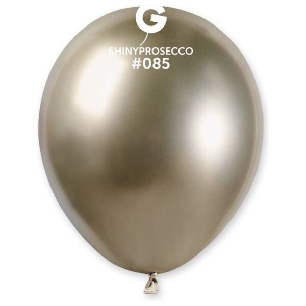 Globo 5" Gemar AB50/085 Shiny Prosecco bolsa con 50 pz