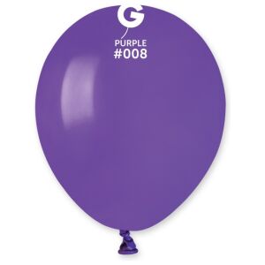 Globo 5" Gemar A50/#008 Purple con 100 pzas.