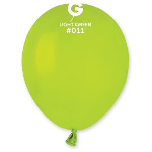 Globo 5" Gemar A50/#011 Light Green con 100 pzas.