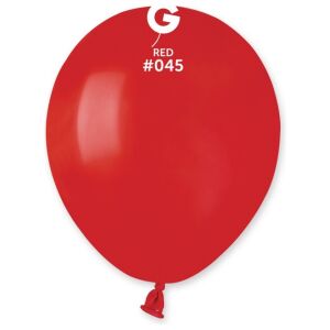 Globo 5" Gemar A50/#045 Red con 100 pzas.