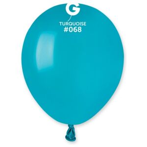 Globo 5" Gemar A50/#068 Turquoise con 100 pzas.
