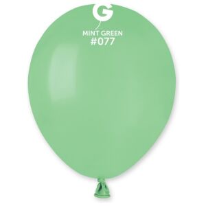 Globo 5" Gemar A50/#077 Mint Green con 100 pzas.