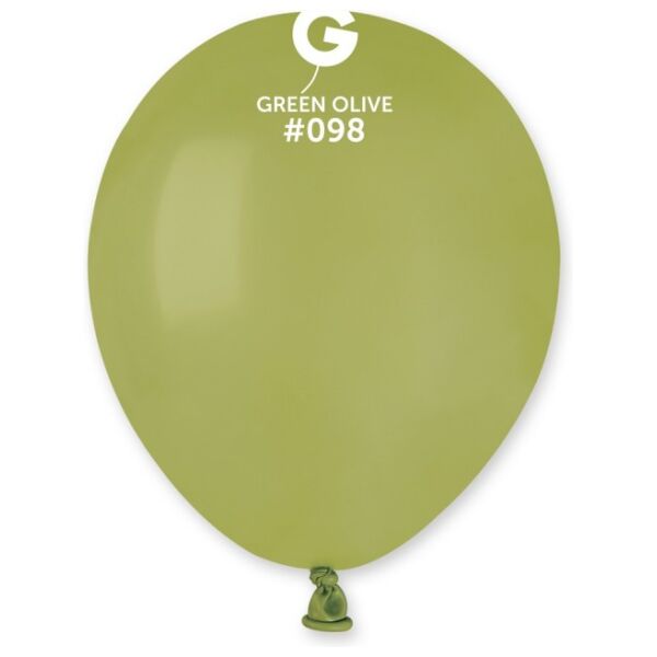 Globo 5" Gemar A50/#098 Olive con 100 pzas.