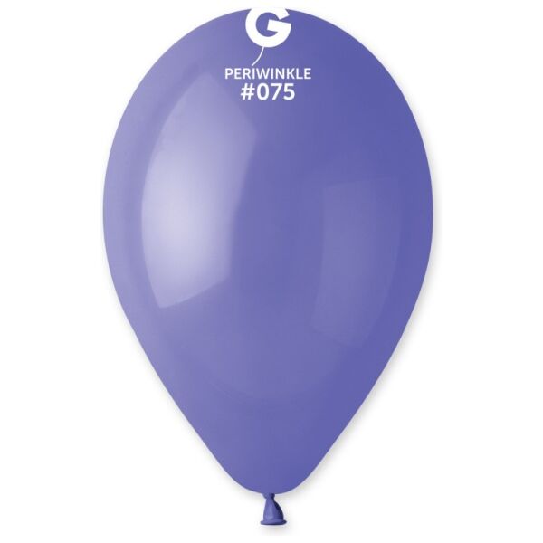 Globo 10" Gemar G90/075 Periwinkle  bolsa con 50 pz